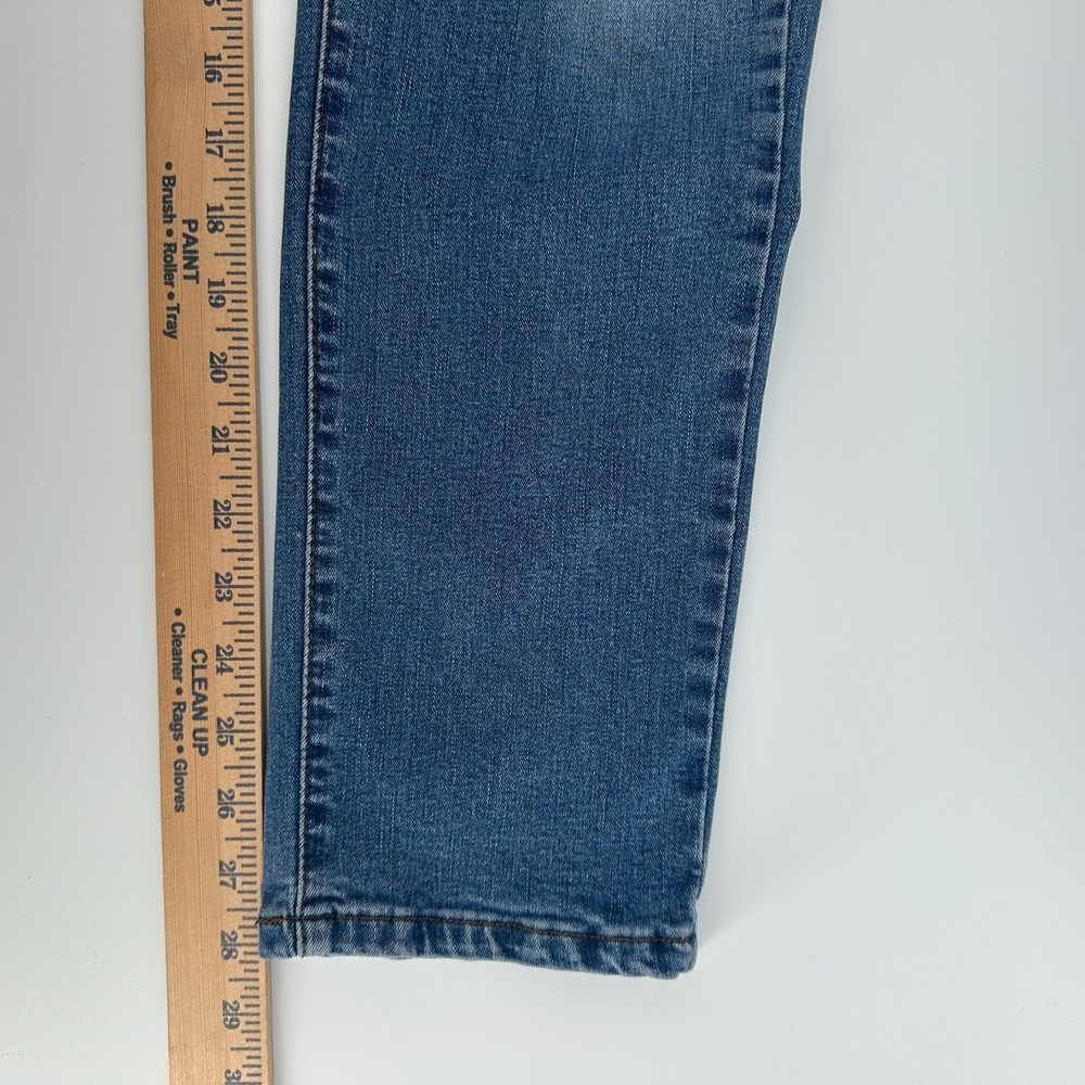 Izod‎ Jeans Mens Blue Denim Skinny 5-Pocket Low Rise Stretch Comfort Everyday - Picture 9 of 9